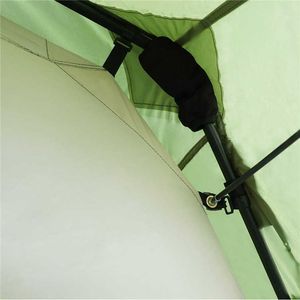 Tendas tendas de acampamento tenda de acampamento ao ar livre grande espaço leve portátil portátil poliéster fibra de vidro de fibra de vidro Q240530