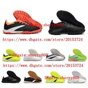 Mens High Ankle Soccer Shoes Football Boots 24 Elite TF Boots IC Indoor Firm Ground Cleats Top Outdoor Trainers
