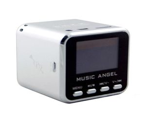 Music Angel Mini Speaker USB Micro SDTF Hifi Audio усилитель MP34 Дисплей будильник цифровой игрок 2137956