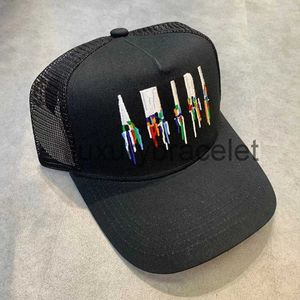 Amiirl Canvas Baseball Cap Classic Sports Cap 2024am haftowany litera czapka mody tenis hat trucker hat unisex luksusowy letni kapelusz ochrony przeciwsłonecznej