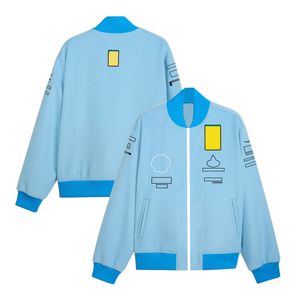 F1 Team Jacket Formel 1 2024 Limited Edition Racing Sweat Jacket Men's Fashion Sports Brand Blue Jacket Plus Size Custom