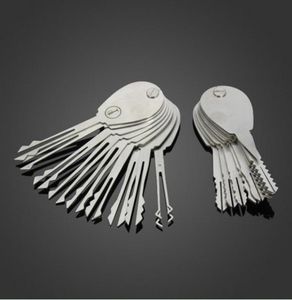20psc Foldable Lock Opener Double Sided lock picking tools Lock Pick Set Locksmith Tools8275502