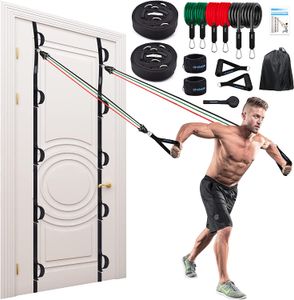 Brebebe Door Anchor Strap for Resistance Bands Exercícios, acessórios para academia de âncora de vários pontos para fitness home, banda de porta portátil