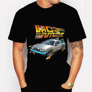 T Shirt for Men Back To The Future Print Men's Brand Tshirts Fashion T-shirt Casual Men's Clothing Tops Tee Shirt T Shirt