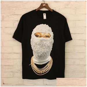 Mens T-Shirts Stranger Things Tişört Erkekler Kadın Elmas Maskeli Kadın 3D Baskı Gömlekleri Ih Nom UH NIT Paris Limited Y19042603 DROP DELI OTAP8