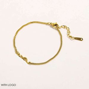 Designer Ny hög designkvalitet Bangle rostfritt stål guldspänne armband mode smycken män och kvinnor armband wo