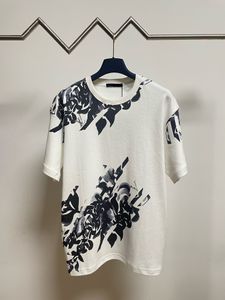 Mens Designer Band T Shirts Fashion Black White Short Sleeve Luxury Letter Pattern W23 Tillts