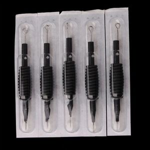 Disposable Sterilized Microneedle Tattoo Needle Tube Grip Tip RL/RS/RM Silicone Handle Needles For Tattoo Gun Machine Supplies 240527