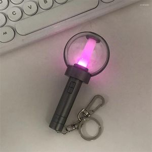 Keychains Kpop 17 Lightstick Mini Keychain Flash Colorful Light Pendant Backpack Accessories Idols Jungwon Sunoo Fans World Tour Gift