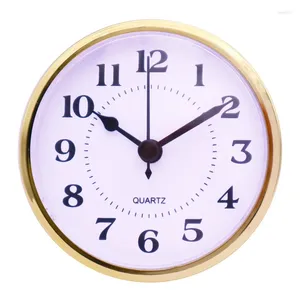 Clocks Accessories Y1UU Golden For Rim 90mm Clock Insert Embedded Mini Wall Hea