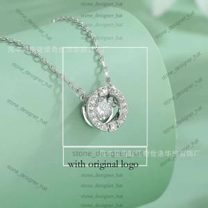 Swarovski Necklace Designer Swarovski Jewelry The Heart Necklace Of Dance Adopts Crystal Element Swan Spirit Necklace High Edition Luxury Women Gift 8d7a