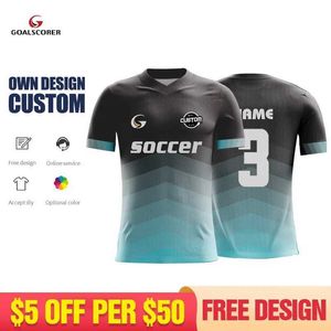 Jerseys de futebol Custom Adults Jerseys Sublimação 100% Polyester Football Cirches Sports Training Soccer Use Uniform Set para homens W006 G240529