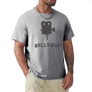 Polos maschile Bolliwood Camera.Regali dei fan del film.Maglietta abiti estivi doganali disegna le tue magliette nere per uomini