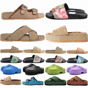 woman slippers designer fashion Beach Thick bottom slippers platform women Shoes lady Sandals Leather slippers Large sizepl9v#