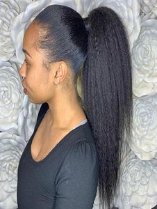 HD transparente Spitzenfront Kinky gerade Perücke vorgezogene menschliche Haare für schwarze Frauen jungfräuliche malaysische italienische italienische Yaki HD Full 6376337