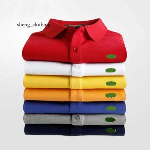 Lacos Polo Shirt Mens Top Polos Mens Designer Polos T Mały koń