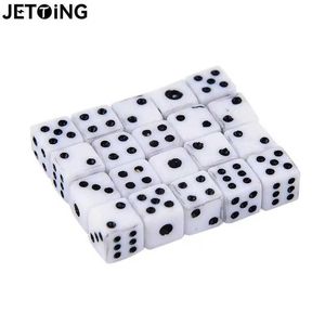 Dice Games 20pcs Mini Dice 5mm Dice Point D6 Cubes Round Corner 6 Sided Bar Pub Club Party Kid Toys Board Games Dice For Adults s2452318