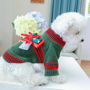 Dog Apparel Pet Fine Workmanship Sweater Christmas Elements Clothes