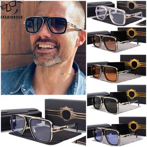 mens sunglasses for women designer top quality DTS403 Classic luxury glasses Goggles Outdoor Beach Luxury Retro Classic Brand round Metal uv Lunette de Soleil