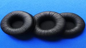 100 -pakowy 55 mm skórzana podkładka do uszu Zestaw słuchawkowy Wymiana Ucha poduszki do uszu Wojenna okładka gąbki dousznej 55 cm dopasuj na większości słuchawek 5080876