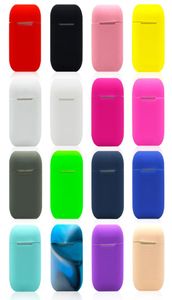 Ultra thin TWS Bluetooth earphone bags For apple airpods Silicone case For airpods2 i11 i12 i13 i14 Soft TPU cover protection Acce5914929
