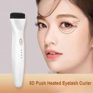 5Dプッシュ加熱されたまつげカーラーエレクトリック3modes Eye Lashesまつげグラフト長続きするメイクアップツールビューア240531