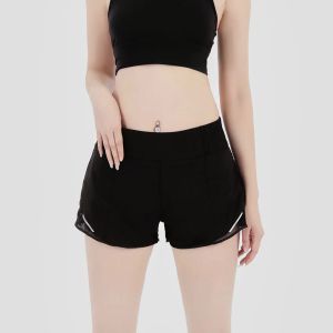 Outfit Womens Yoga Shorts High midje Gym Fitness Training Tights Short Pants Girls Running Elastic Pants Sportwear Pockets