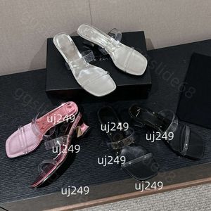 Novo designer feminino plataforma de sandália slipper mule sexy verão slides slides femininos praia sapatos de festa ao ar livre 35-41 com caixa