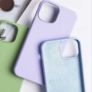 Phone Silicone Cases For iPhone 15 15pro 15plus 15 pro max 14 13 12 11 Pro Max Mini X XS XR 6 6s 7 8 Plus se Shockproof Back Cover