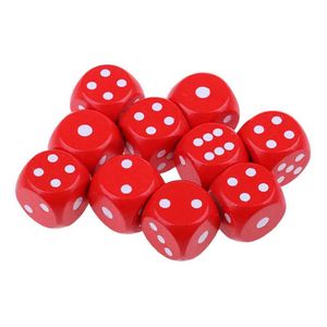 Würfelspiele Set von 10 sechsseitigen Würfel Rollenspiele für Mathematikunterricht Casino Supplies S2452318