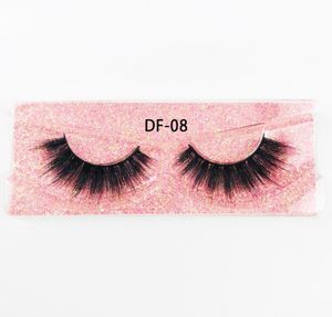 ögonfransar förlängningar 3D False Eyelash Makeup Produkt för kvinna och tjej naturlig handgjorda volym mjuka fransar4752169