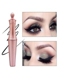 4 ml flytande eyeliner magnetisk eyeliner för magnetiska falska ögonfransar vattentätt ögonfoder rosguldsmakeup lätt att bära snabb torr692826