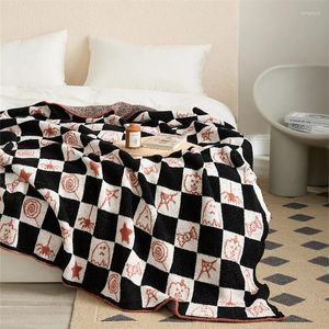 Blankets 130 160CM European Halloween Blanket Soft Towel Sofa Throw Bed Cover Shawl Office Nap Home Decoration