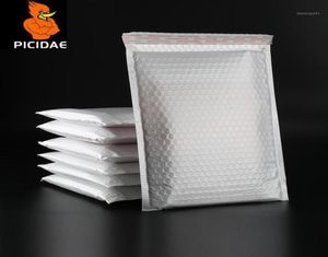 Storage Bags Bubble Envelope Packaging Pearlescent Film PE Plastic White Protection Package Book Electronic Clothing Foam Wrap Mai9299129