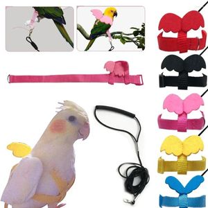 Other Bird Supplies Adjustable Parrot Leash Harness Anti-Bite Training Rope Decor Lightweight Parakeet Vest Small Accessories