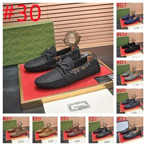 Sapatos para homens de couro para negócios de luxo escorregamento casual em pomotes formais homens mocassins tênis de condução masculina negra italiana tamanho 38-46