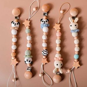 5PCS Pacify Toys 1pcs Baby Pacifier Chain Clip Dummy Nipple Chain Soother Feeder Pacifier Crochet Beads Teething Chain Toy Baby Necklace Bracele