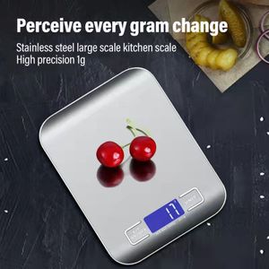 Digital Kitchen Scale for Food Auto Power off Slim Food Scale Weighs up to 5kg/10kg for Diet Calorie Cooking Meal Prep