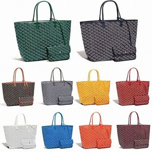 Tygväska Designer Beach Green Black Natural Sky Blue Grey White Large Capacity Shopping Classic Handbag Leather Shoulder Bags B6NN#