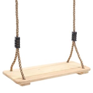 Wooden Hanging Swing Toy Outdoor Plaything Park Garden Entertainment Amusement Facilities 240524