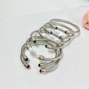 Bracciale d'argento a goccia in argento a bestiame ad ciondoli per braccialetti di moda da uomo per donne perle perle si rivendicate bracciale di lusso bracciale di lusso regalo natalizio zl123