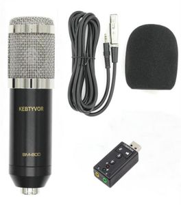 Professional Condenser Audio 35mm Wired BM800 Studio Microphone Vocal Recording KTV Karaoke Microphone Mic for Computer214292011336710983