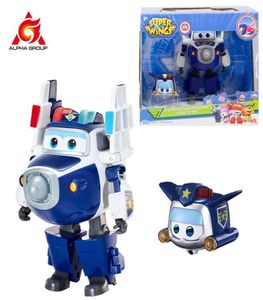 Super Wings 2Pack Set 5inches Transforming Supercharged Paul Super Pet Paulairplane Robot Action Figures Kid Toy Birthday Present 224688669