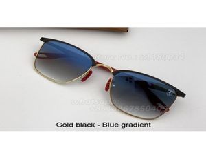 Excelentes Óculos de sol Men039s Glass Sunglasses de Moda de Moda Drivante de Sol para mulheres Designer de marca Male Vintage Black Metal Squa4377034