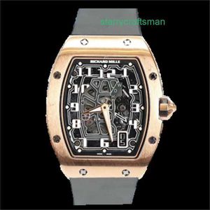 Richamills يشاهد RM Tourbillon Wristwatch Richamills سلسلة رجال RM 67-01 Rose Gold Limited Edition Automatic Chining Watch Wn-Zx1H