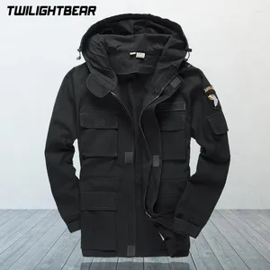 Herren Trench Coats Militär M65 Taktische Mantel Männer Windbreaker Hochqualität reine Baumwolle Multi -Pocket Casual Jacket Clothing 801