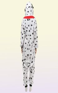 Dalmatian Dog Women039s and Men039s Animal Kigurumi Polar Fleece Costume for Halloween Carnival New Year Party welcome Drop 8914385