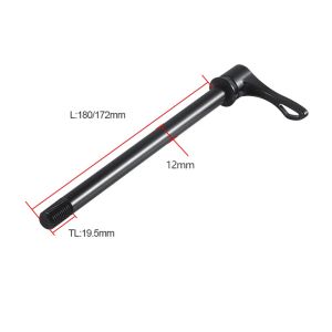 1pcs Bicycle Quick Release 12x142/148mm Quick Release Rear Wheel Bucket Axle Bar Thru Axle Skewer Lever With Nut Bike Accessorie