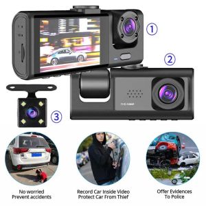 CAR DVR DASH CAM z IR Nocnym Pętlem Noktretnym Nagrywanie 2 