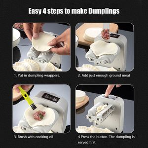 Hela automatisk dumpling MAKEL MASKIN ARTIFAKT DUMPLING Mögel Tryck på Dumpling Skin Manual Mold Empanadas Kitchen Tool